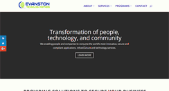 Desktop Screenshot of evanstontec.com